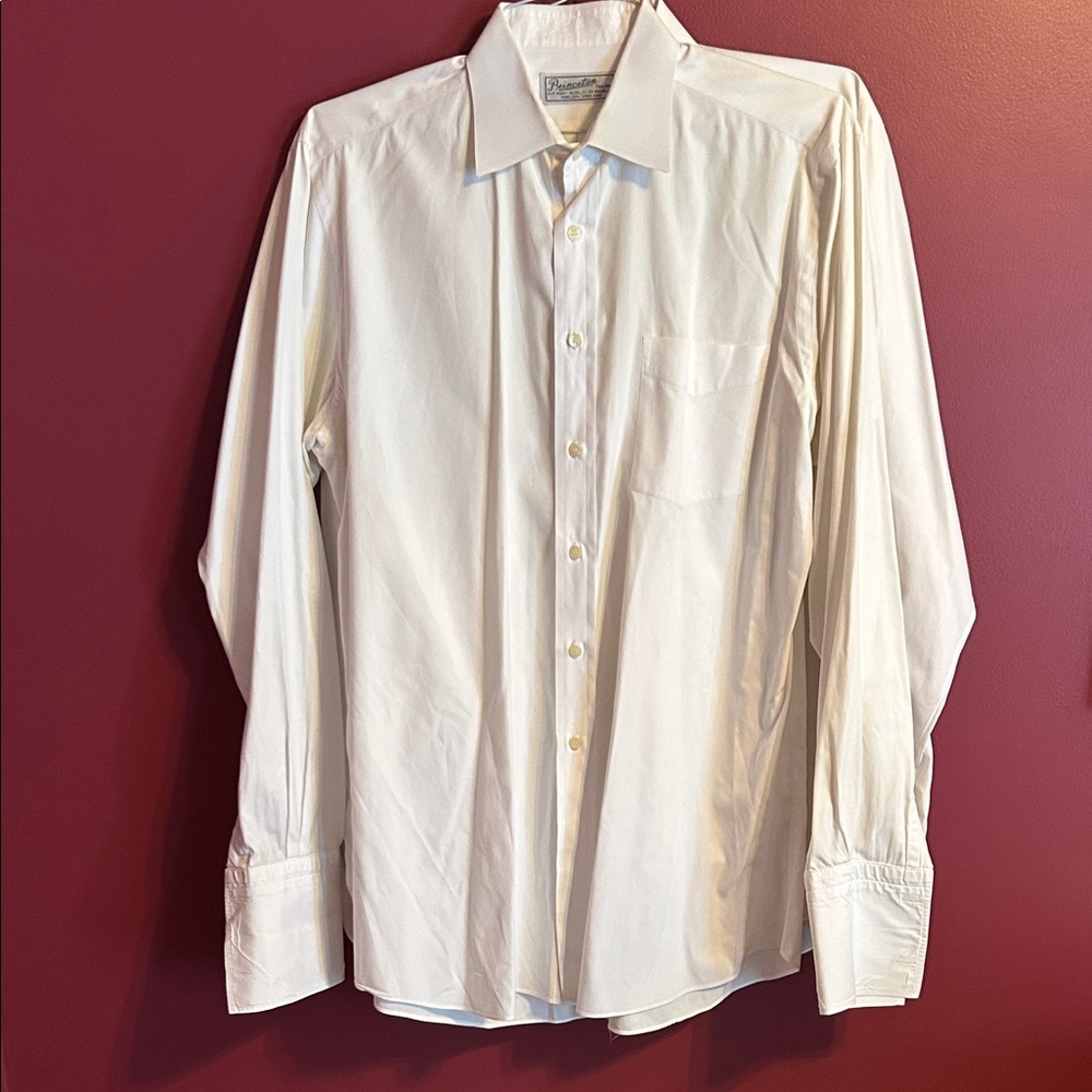 2 Vintage Princeton Off White Men's Shirt